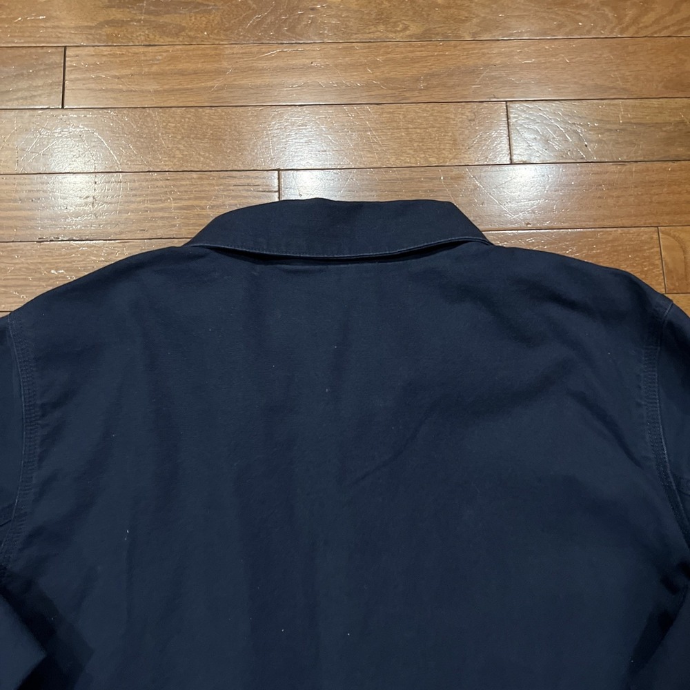 Carhartt Rugged Flex Jacket Mens XL Navy Blue OJ6306-M Relaxed Fit Workwear - Picture 15 of 16